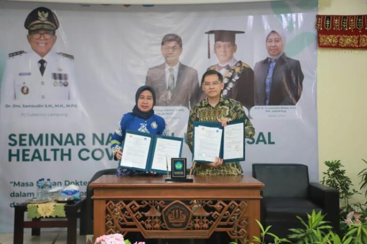 Unila Bersama IKA Unpad Komda Lampung dan RSUAM Helat Seminar Masa Depan Dokter